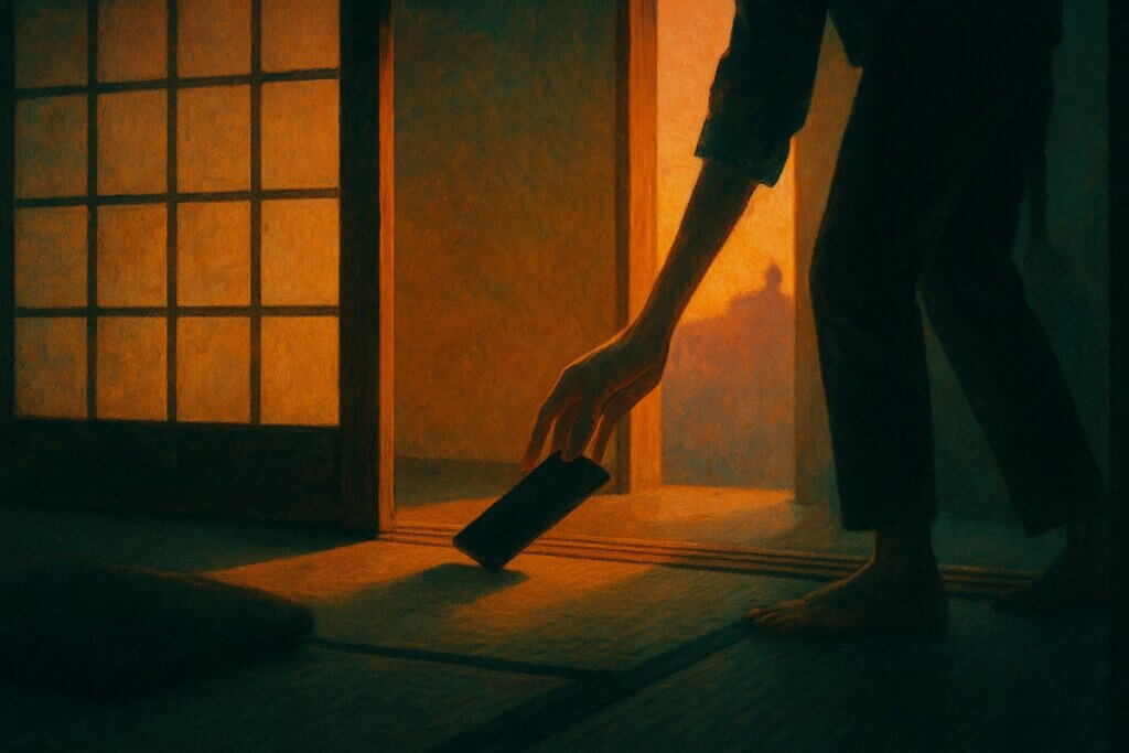 スマホをおく