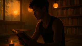 集中して本読む部長