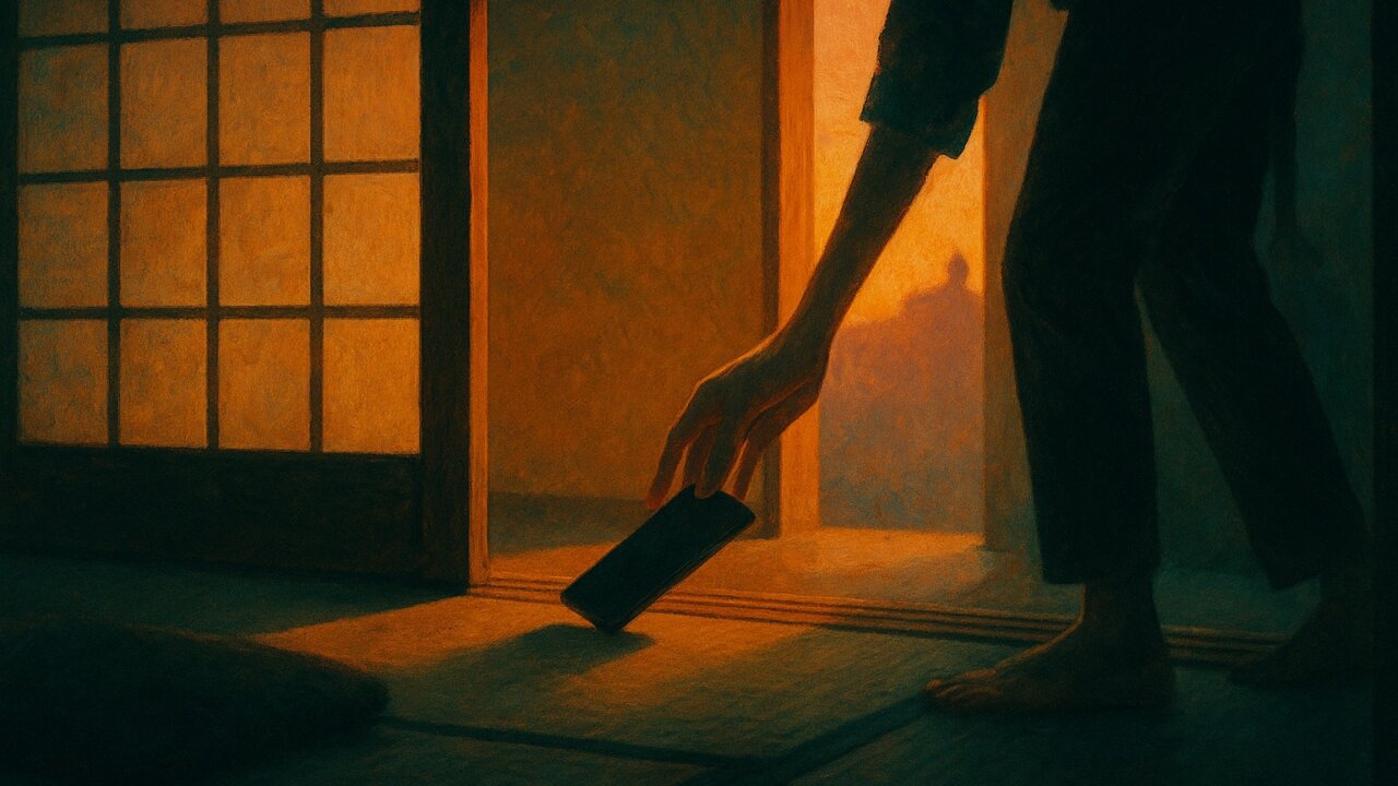 スマホをおく